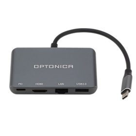   4az1-ben USB-C Hub és Dokkoló – 4K HDMI, USB 3.0, LAN, PD Töltés