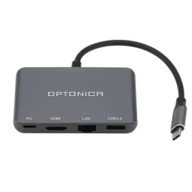   4az1-ben USB-C Hub és Dokkoló – 4K HDMI, USB 3.0, LAN, PD Töltés