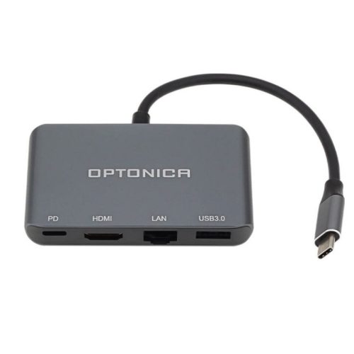 4az1-ben USB-C Hub és Dokkoló – 4K HDMI, USB 3.0, LAN, PD Töltés
