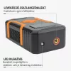 Optonica 9534 kompakt hordozható akkumulátoros kompresszor digitális kijelzővel és kiegészítőkkel