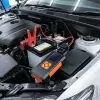4 az 1-ben multifunkciós autós vészindító bikázó és digitális kerékfújó kompresszor 10000mAh