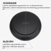 Fekete USB-s autós légfrissítő és levegőtisztító készülék az utastérbe