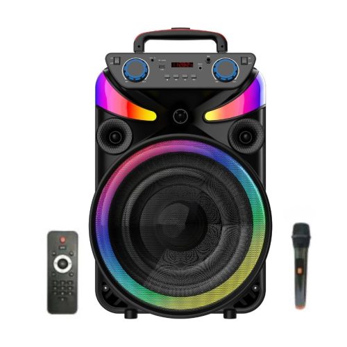 Party Bluetooth hangfal és karaoke 2x20W 61cm