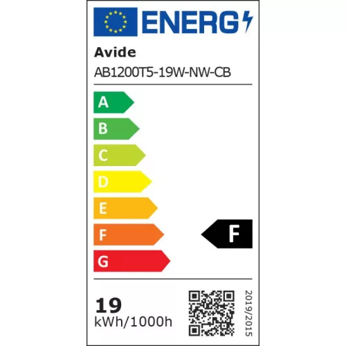 Avide 1200mm T5 LED bútorvilágító lámpa a tartozék hálózati kábellel és dugvillával