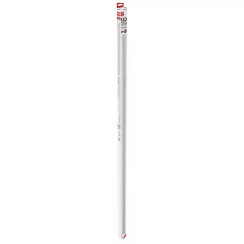 Avide 1200mm T5 LED bútorvilágító lámpa a tartozék hálózati kábellel és dugvillával, meleg fehér színhőmérsékletben.