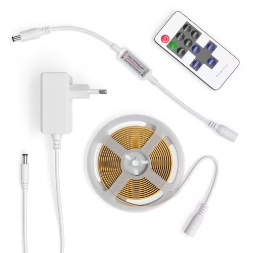 Avide COB LED szalag szett 2 méter 24V Természetes fehér IP20