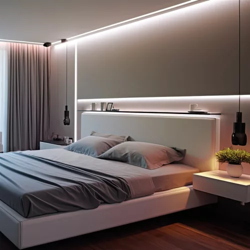 Avide COB LED szalag szett 2 méter 24V Természetes fehér IP20