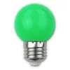 Élénk zöld színű, 1W-os E27 dekor LED izzó