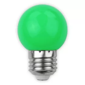 Élénk zöld színű, 1W-os E27 dekor LED izzó
