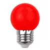 Piros Dekor LED Izzó G45/E27, 1W – Parti és Hangulatfény