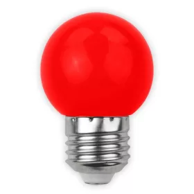   Piros Dekor LED Izzó G45/E27, 1W – Parti és Hangulatfény