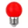 Piros Dekor LED Izzó G45/E27, 1W – Parti és Hangulatfény