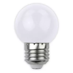   Fehér Dekor LED Izzó G45/E27, 1W – Parti és Hangulatfény