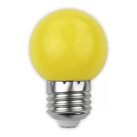   Sárga Dekor LED Izzó G45/E27, 1W – Parti és Hangulatfény
