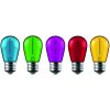 5 darabos színes, vintage stílusú filament LED izzó szett