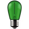 Zöld színű, vintage stílusú E27 filament LED izzó