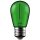 Zöld színű, vintage stílusú E27 filament LED izzó