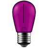 Lila színű, vintage stílusú E27 filament LED izzó
