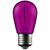 Lila színű, vintage stílusú E27 filament LED izzó