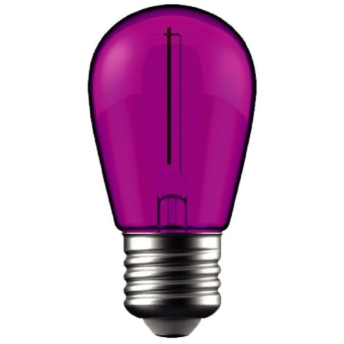 Lila színű, vintage stílusú E27 filament LED izzó