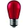 Piros FILAMENT Dekor LED Izzó A60/E27, 1W – Vintage Hangulatfény