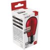 Piros FILAMENT Dekor LED Izzó A60/E27, 1W – Vintage Hangulatfény