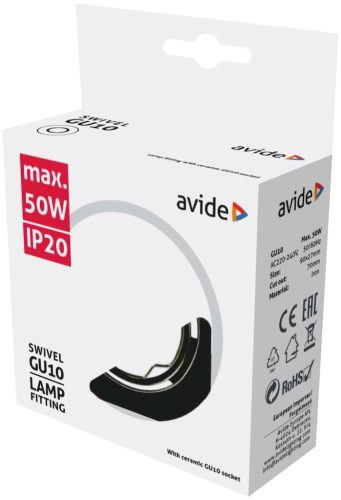 Antracit spot keret GU10/MR16 billenthető