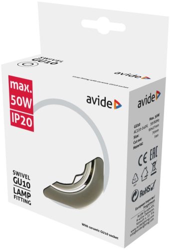 Króm spot keret GU10/MR16 billenthető