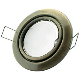 Réz spot keret GU10/MR16 billenthető