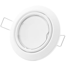 Fehér spot keret GU10/MR16 billenthető