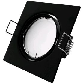 Billenthető fekete négyzet spot keret GU10/MR16