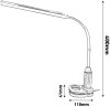 Avide asztali LED lámpa csíptethető és állványos kialakítással 5W