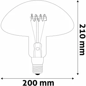   Avide Dekor Izzó Jumbo Filament Millau E27 Meleg fehér Fényerőszabályozható