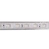 230V-os RGB LED szalag IP67 védettséggel, világító kertben vagy épületen