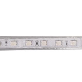 230V-os RGB LED szalag IP67 védettséggel, világító kertben vagy épületen