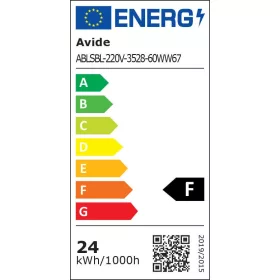 Avide 220V LED szalag szett 5 méter 4,8W Meleg fehér IP67