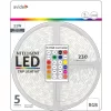 Avide 5 méteres digitális RGB LED szalag szett távirányítóval és adapterrel