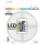 RGB LED szalag szett infravörös távirányítós vezérléssel, 5m 12V 7.2W SMD5050 30LED IP65