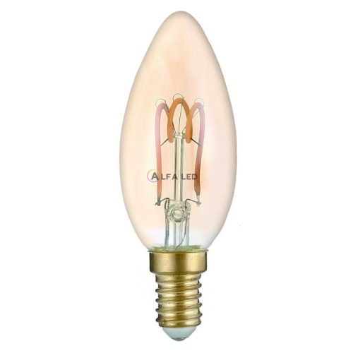 Avide retro filament LED gyertya izzó 3W E14 2700K