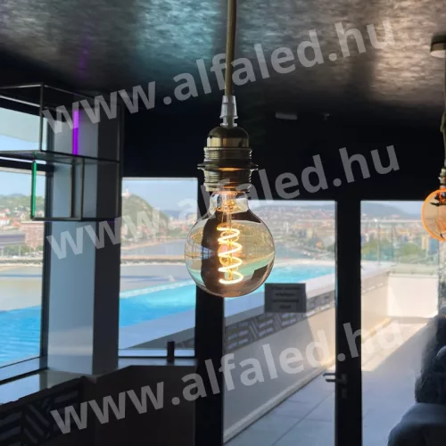 Avide vintage retro LED izzó 4.5W E27 2700K G80
