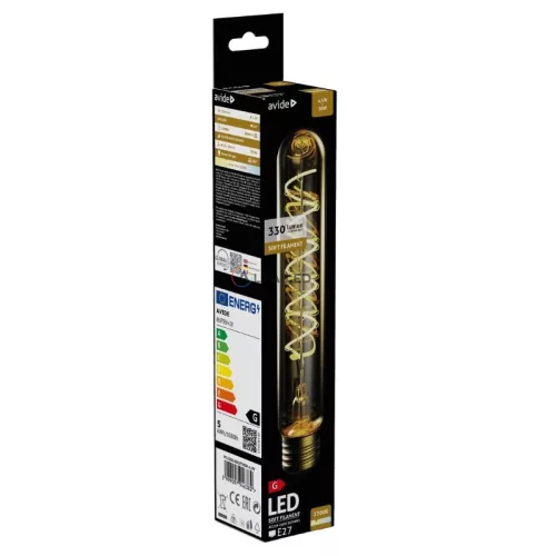 Avide retro filament LED izzó 4,5W E27 2700K T45