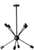 Avide Aristo függesztett lámpa 68cm, 8XE27 foglalat