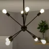 Avide Aristo függesztett lámpa 68cm, 8XE27 foglalat