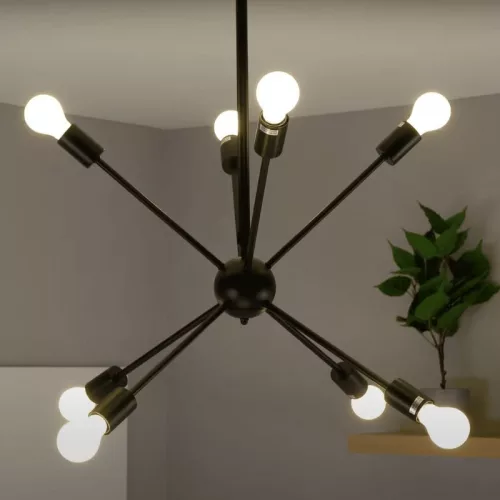 Avide Aristo függesztett lámpa 68cm, 8XE27 foglalat