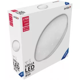   Avide Stella LED mennyezeti lámpa (Csillagos) 18W 33cm 6400K