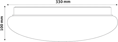 Avide Stella LED mennyezeti lámpa (Csillagos) 18W 33cm 6400K