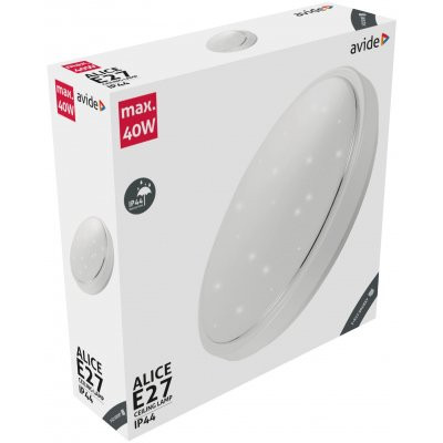 Alice mennyezeti LED lámpa E27 foglalattal IP44 38cm