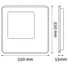 Avide Design Mennyezeti Lámpa Holden XL 70W 55cm Távirányítóval
