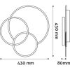 Avide Design Mennyezeti Lámpa Nico 45W Távirányítóval