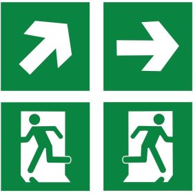 Beépíthető kijáratjelző lámpa 1000mAh akkumulátorral